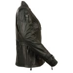 Milwaukee Leather MLL2560 Women’s Black 3/4 Length Gator Embossed Leather Jacket - Image 4
