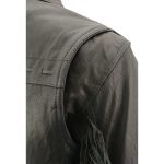 Milwaukee Leather MLL2565 Women’s Black Fringed Lightweight Leather Racer Motorcycle Jacket - Image 6