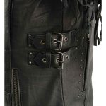 Milwaukee Leather MLL2565 Women’s Black Fringed Lightweight Leather Racer Motorcycle Jacket - Image 9