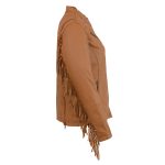 Milwaukee Leather MLL2566 Ladies ‘Fringed Racer’ Lightweight Saddle Leather Jacket - Image 6