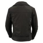 Milwaukee Leather MLL2581 Women’s Black ‘Classic’ Leather Lightweight Long Length Vented Jacket - Image 2