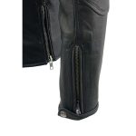 Milwaukee Leather MLL2581 Women’s Black ‘Classic’ Leather Lightweight Long Length Vented Jacket - Image 9
