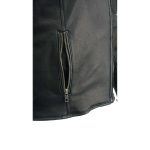 Milwaukee Leather MLL2581 Women’s Black ‘Classic’ Leather Lightweight Long Length Vented Jacket - Image 10
