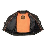 Milwaukee Leather MLL2581 Women’s Black ‘Classic’ Leather Lightweight Long Length Vented Jacket - Image 4