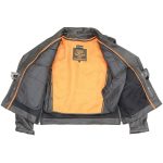 Milwaukee Leather MLL2585 Women’s Black Premium Leather Motorcycle Rider Jacket with Rivets - Image 4