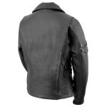 Milwaukee Leather MLL2585 Women’s Black Premium Leather Motorcycle Rider Jacket with Rivets - Image 8
