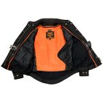 Milwaukee Leather MLL2600 Women’s Black Premium Leather Shirt Style Jacket w/ Removable Liner - Image 5