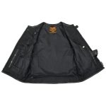 Milwaukee Leather MLL4501 Women’s Tactical Swat Style Rider Leather Vest w/ Single Panel Back for Club Patches - Image 9