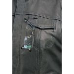Milwaukee Leather MLL4512 Women’s Lashes Black Leather Club Style Motorcycle Rider Vest w/ Concealed Closure - Image 12