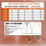 Milwaukee Leather MLL4512 Women’s Lashes Black Leather Club Style Motorcycle Rider Vest w/ Concealed Closure - Image 3