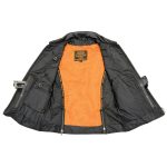 Milwaukee Leather MLL4520 Women’s Black Shirt Collar Motorcycle Rider Vest w/ 4 Front Lower Pockets - Image 4