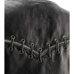 Milwaukee Leather MLL4526 Women’s Distress Grey Leather Motorcycle Rider Vest- Stretch Side Panel W/ Lacing Detail - Image 8