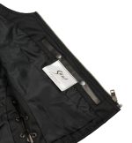 Milwaukee Leather Women’s Distress Brown Leather V-Neck Motorcycle Rider Vest with Side Lace MLL4531 - Image 16