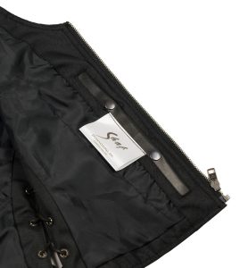 Milwaukee Leather Women’s Distress Brown Leather V-Neck Motorcycle Rider Vest with Side Lace MLL4531 - Image 16