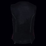 Milwaukee Leather MLL4571 Women’s Black and Pink Lightweight Motorcycle Leather Vest w/ Crinkled Leather Design - Image 5