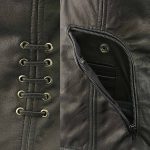 Milwaukee Leather Women’s Classic V-Neck Black Leather Motorcycle Rider Vest w/ Adjustable Side Laces MLL4575 - Image 14