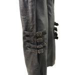 Milwaukee Leather Women’s Black Premium Leather Motorcycle Rider Protective Chaps MLL6520 - Image 3