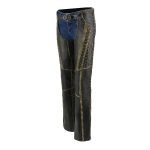 Milwaukee Leather Chaps for Women Black Premium Skin Rubbed Seams- Accented Lace Detailing Motorcycle Chap- MLL6527 - Image 6