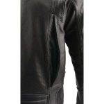 Milwaukee Leather MLM1502 Men’s Black Premium Leather Vented Motorcycle Biker Jacket w/ Cool-Tec Leather Treatment Tech - Image 8