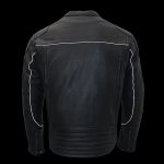 Milwaukee Leather MLM1502 Men’s Black Premium Leather Vented Motorcycle Biker Jacket w/ Cool-Tec Leather Treatment Tech - Image 6