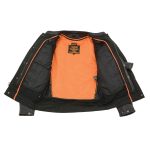 Milwaukee Leather MLM1506 Men’s Black Premium Leather Motorcycle Jacket w/ Utility Pockets Cool-Tec Leather Treatement - Image 12