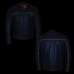 Milwaukee Leather MLM1506 Men’s Black Premium Leather Motorcycle Jacket w/ Utility Pockets Cool-Tec Leather Treatement - Image 11
