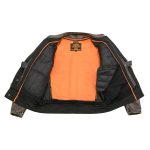 Milwaukee Leather MLM1508 Men’s Distressed Brown Premium Leather Motorcycle Rider Jacket - Image 11