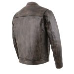 Milwaukee Leather MLM1508 Men’s Distressed Brown Premium Leather Motorcycle Rider Jacket - Image 14