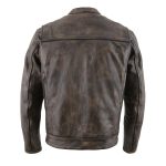 Milwaukee Leather MLM1508 Men’s Distressed Brown Premium Leather Motorcycle Rider Jacket - Image 13