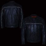 Milwaukee Leather MLM1508 Men’s Distressed Brown Premium Leather Motorcycle Rider Jacket - Image 12
