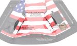 Milwaukee Leather MLM3508 Men’s Black Premium Leather Vest – Old Glory Laced Armholes Black Stitching Club Style Vest - Image 7