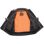 Milwaukee Leather MLM1509 Men’s Distressed Brown ‘2 in 1’ Leather Jacket with Zip-Off Sleeves - Image 5