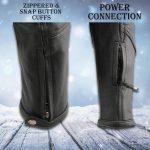 Milwaukee Leather Men’s Inferno Rider Heated Scooter Leather Jacket w/ Dual-Power,Vented System (MLM1513SET) - Image 10