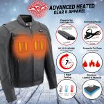 Milwaukee Leather MLM1514SET All Season Black Premium Leather Motorcycle Riders Jacket w/ Heated and Cool-Tec Technology - Image 18