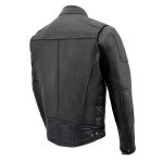 Milwaukee Leather Heated Jacket for Men’s Black Cowhide Leather – Motorcycle Vented Jacket for All Seasons MLM1513 - Image 15