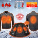 Milwaukee Leather Men’s Inferno Rider Heated Scooter Leather Jacket w/ Dual-Power,Vented System (MLM1513SET) - Image 5