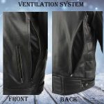 Milwaukee Leather MLM1514SET All Season Black Premium Leather Motorcycle Riders Jacket w/ Heated and Cool-Tec Technology - Image 24