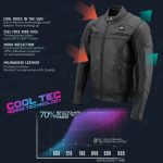 Milwaukee Leather MLM1514SET All Season Black Premium Leather Motorcycle Riders Jacket w/ Heated and Cool-Tec Technology - Image 16