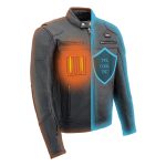 Milwaukee Leather MLM1514SET All Season Black Premium Leather Motorcycle Riders Jacket w/ Heated and Cool-Tec Technology - Image 15