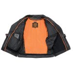 Milwaukee Leather MLM1515 Men’s Classic Beltless Black Leather Triple Stitched Motorcycle Biker Rider Jacket - Image 5