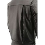 Milwaukee Leather MLM1520 Men’s Pistol Pete Vented Black Leather Cruiser Jacket - Image 16