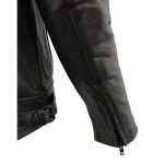 Milwaukee Leather MLM1520 Men’s Pistol Pete Vented Black Leather Cruiser Jacket - Image 14