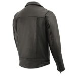 Milwaukee Leather MLM1520 Men’s Pistol Pete Vented Black Leather Cruiser Jacket - Image 11