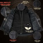 Milwaukee Leather MLM1523 Men’s ‘Scoundrel’ Black Leather Fashion Motorcycle Riding Jacket w/ Removable Hoodie - Image 5