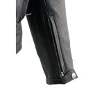 Milwaukee Leather MLM1525 Men’s ‘Crossover’ Black Leather Lightweight MC Jacket - Image 11