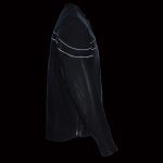 Milwaukee Leather MLM1525 Men’s ‘Crossover’ Black Leather Lightweight MC Jacket - Image 9