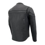 Milwaukee Leather MLM1526 Men’s Stay Cool Black Premium Leather Sporty Motorcycle Jacket w/ Cool-Tec Leather Treatement - Image 19