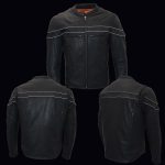 Milwaukee Leather MLM1526 Men’s Stay Cool Black Premium Leather Sporty Motorcycle Jacket w/ Cool-Tec Leather Treatement - Image 7