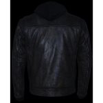 Milwaukee Leather MLM1538 Men’s Distressed Brown Leather ‘Utility Pocket’ Vented Jacket with Removable Hoodie - Image 5