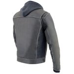 Milwaukee Leather MLM1539 Men’s Distressed Grey Leather ‘Utility Pocket’ Vented Jacket with Removable Hoodie - Image 11